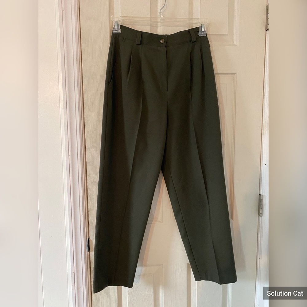 Vintage olive trousers